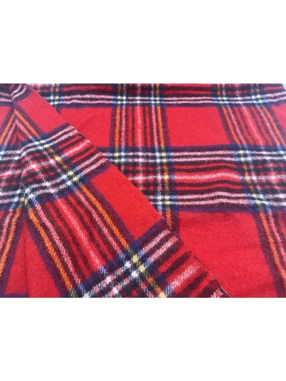 Faribo red plaid